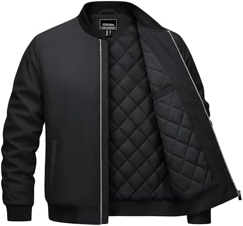 Amazon.com: Men's Stand Collar Military Jacket Casual Cotton